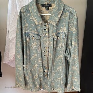 Lane Bryant detailed denim jacket